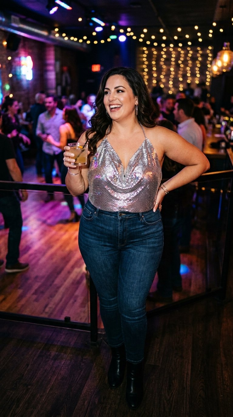 19 Plus Size Clubbing Outfits for Moms Who Want to Go All Out