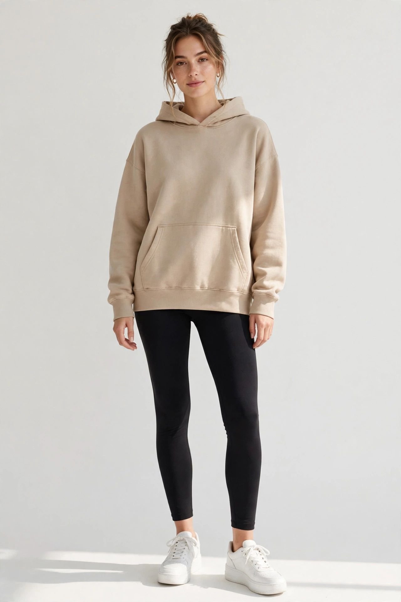 Oversized hoodie with leggings