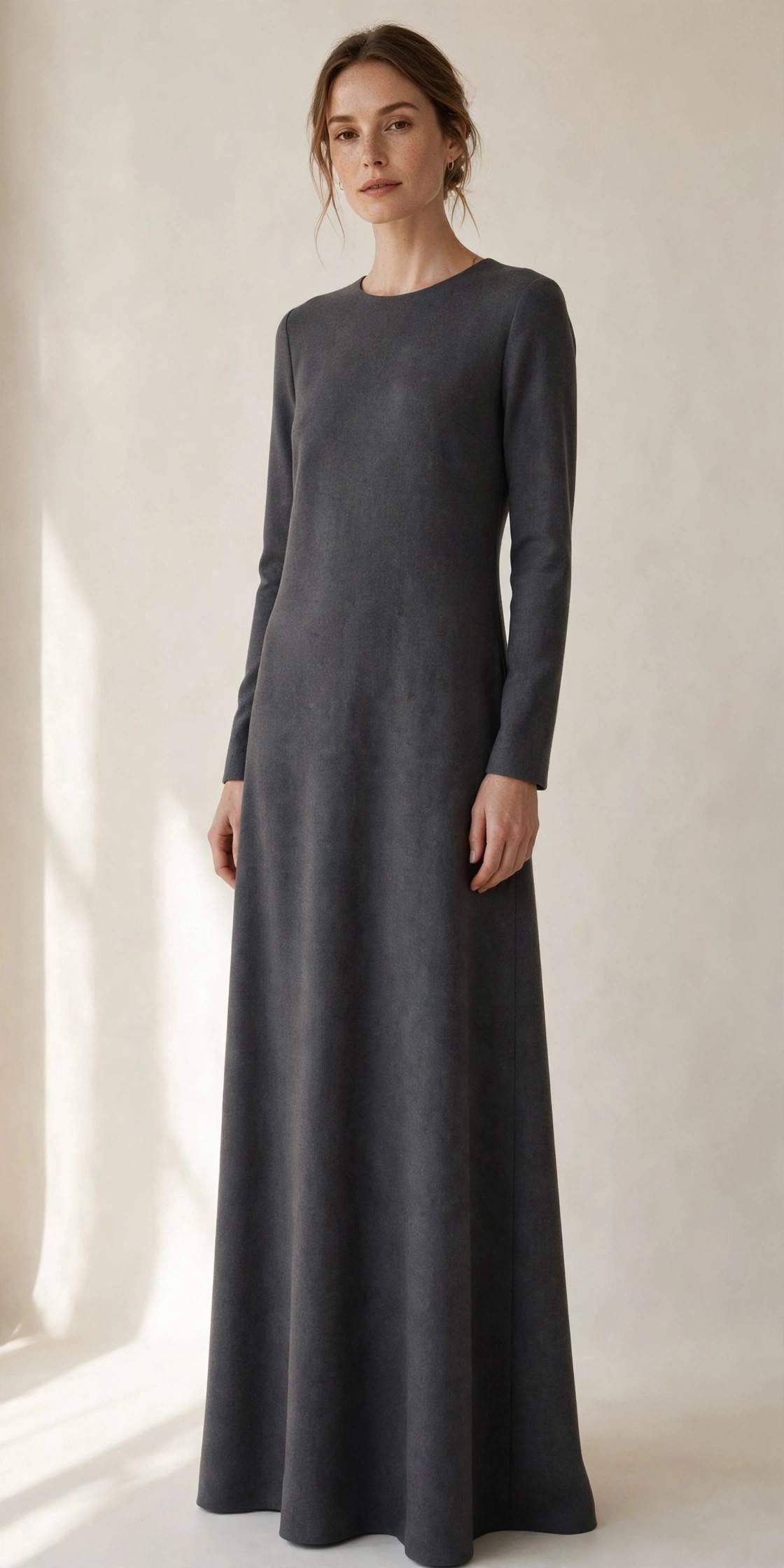 Charcoal maxi dress