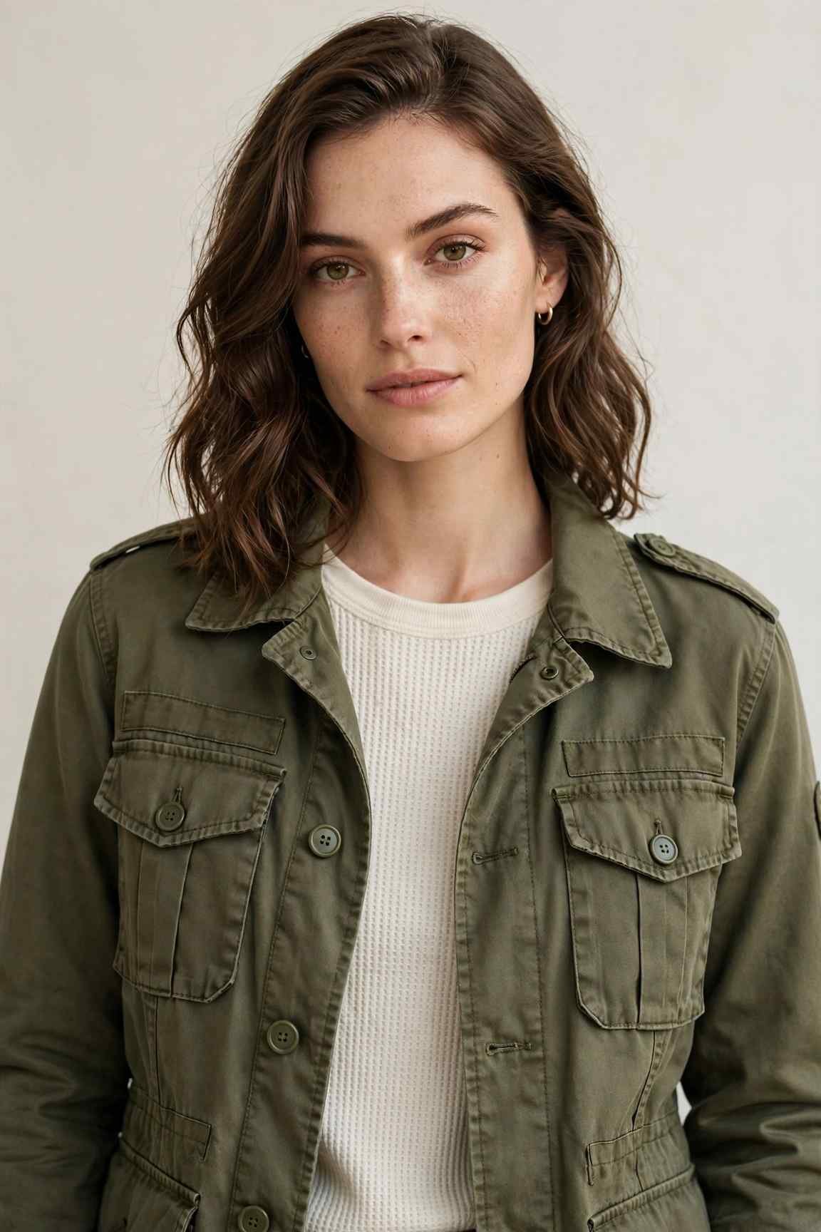 Utility jacket with thermal top