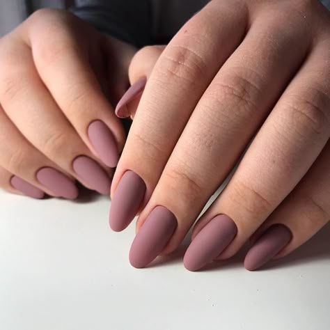 Mauve dusty pink birthday nails for movie night