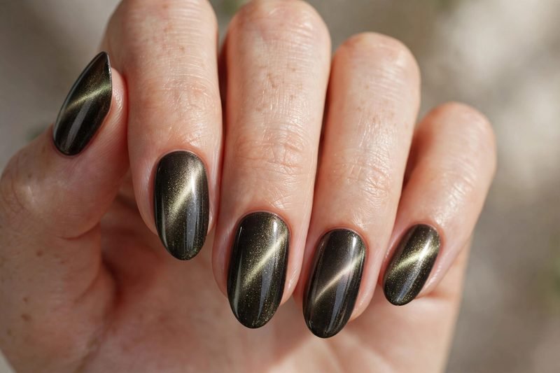 Cat eye nail design