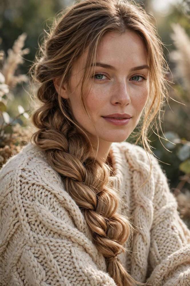 Loose side braid