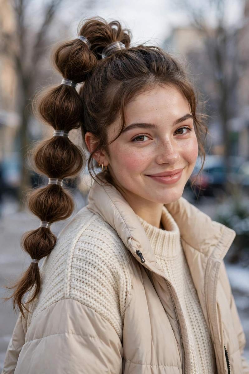 Bubble ponytail