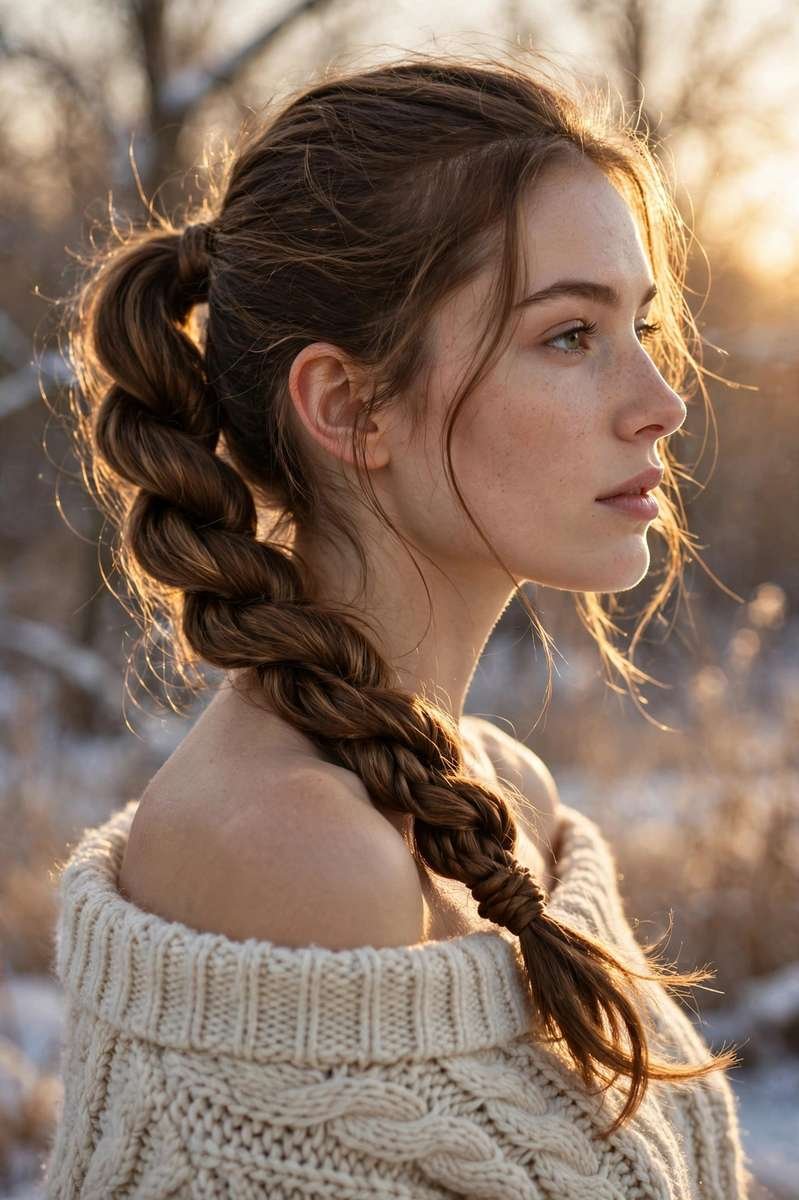 Twisted ponytail