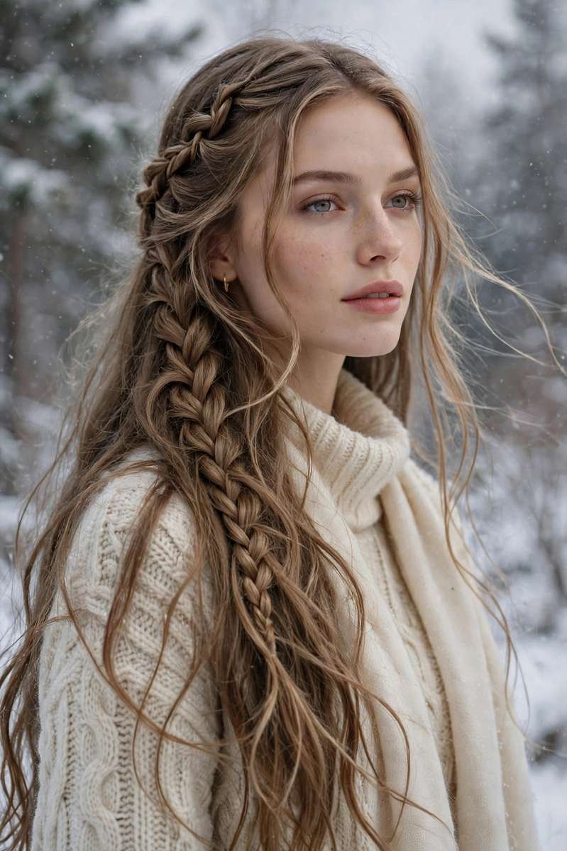 Waterfall braid