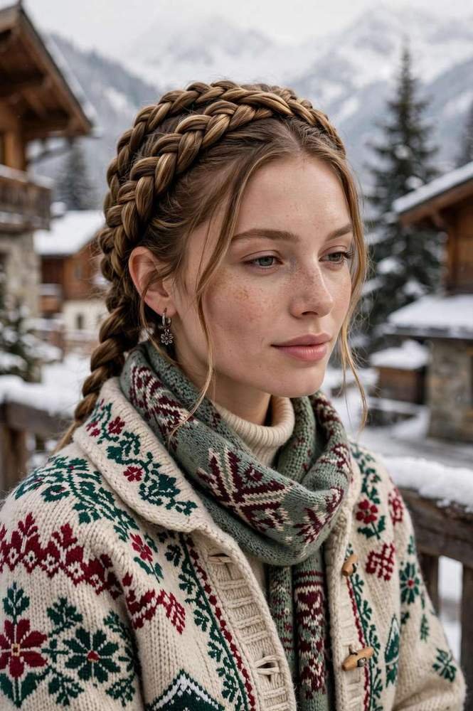 Milkmaid braids