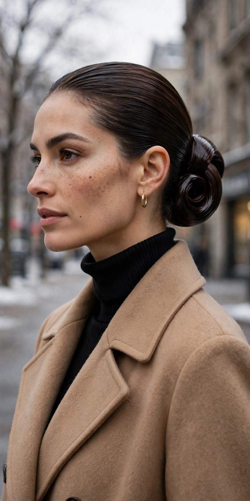 Wrapped low bun