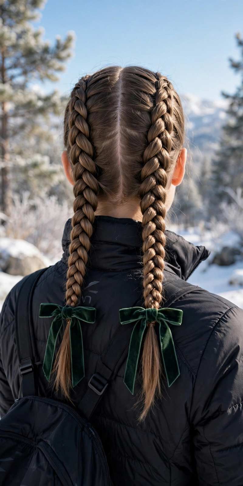 Double french braids