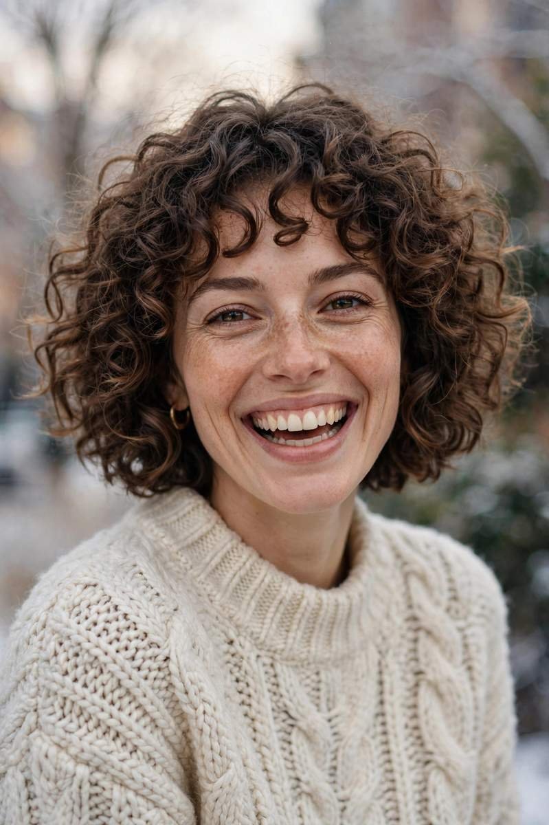 Curly bob