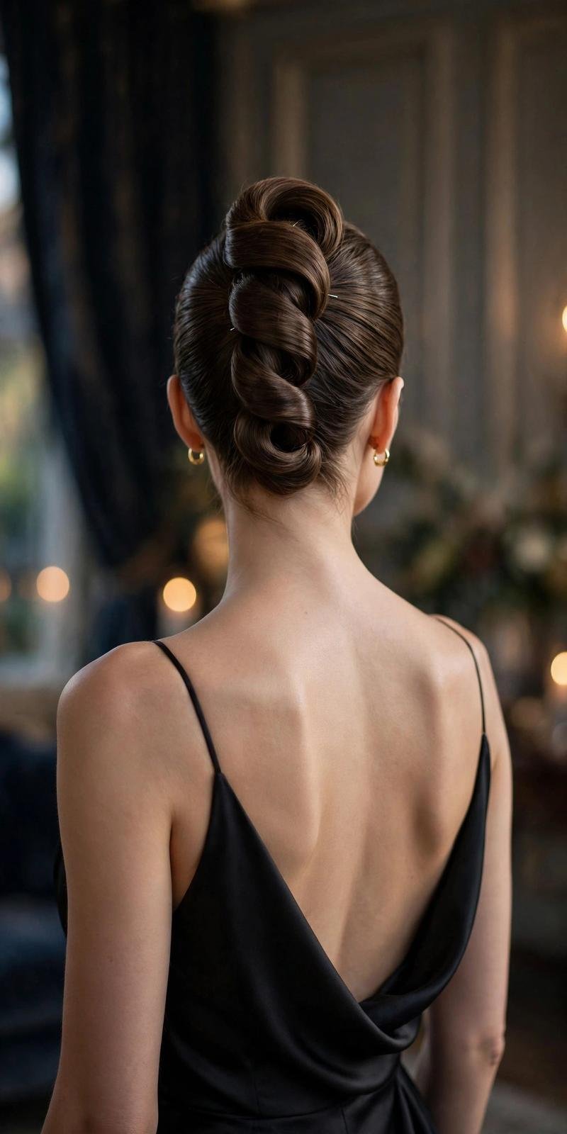 French twist hairstyle