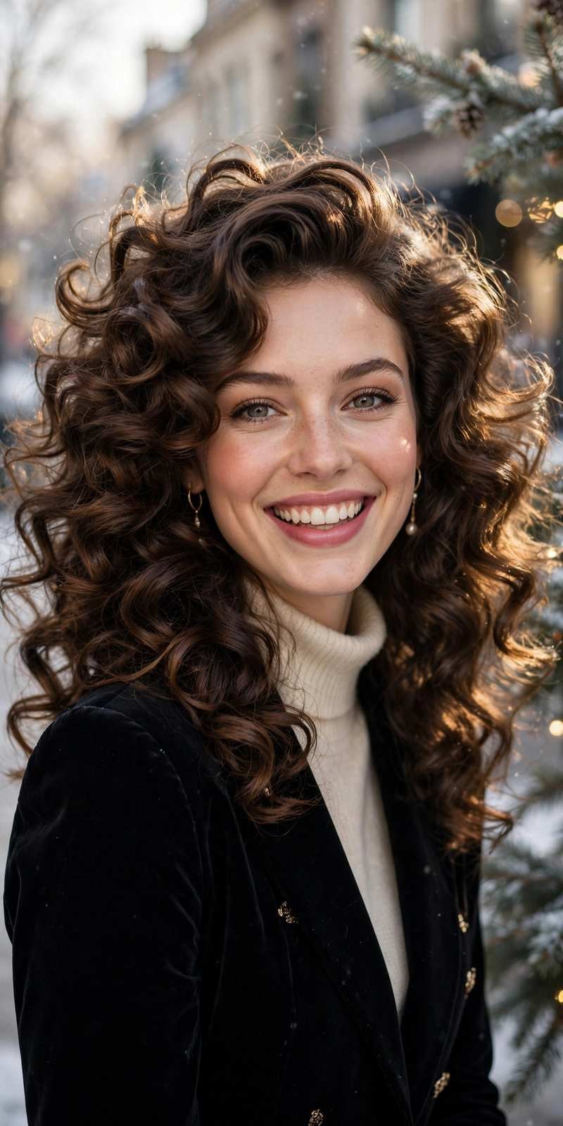 Glamorous party curls