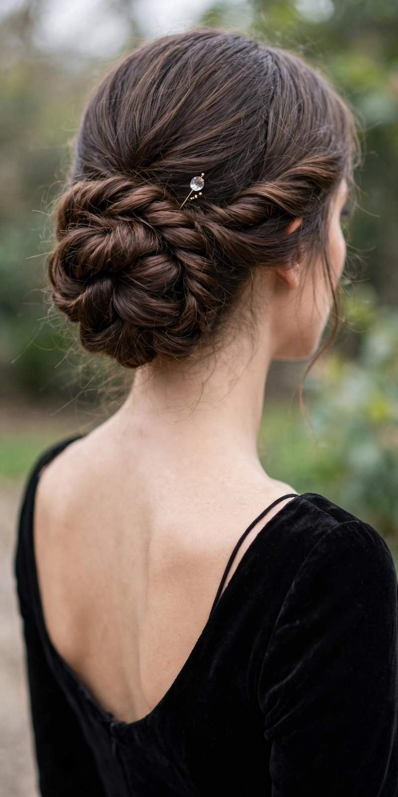Twisted chignon