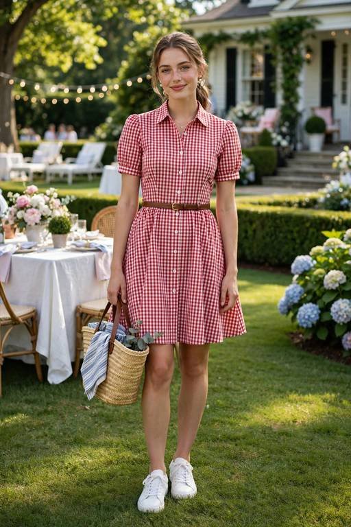 Gingham Dress
