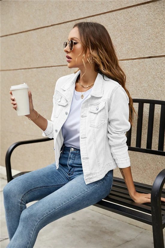 White Denim Jacket
