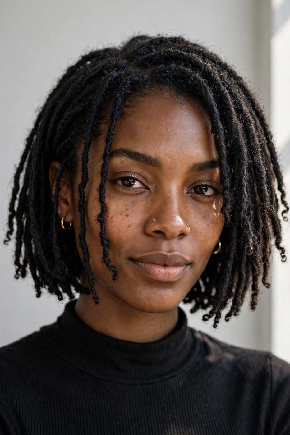 Faux locs bob hairstyle