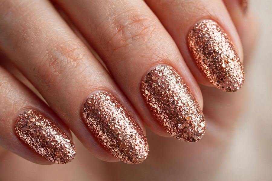 Rose Gold Glitter Bomb