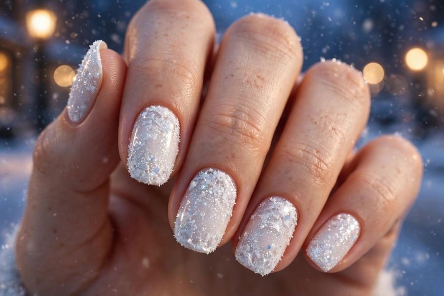 Snowy White Glitter
