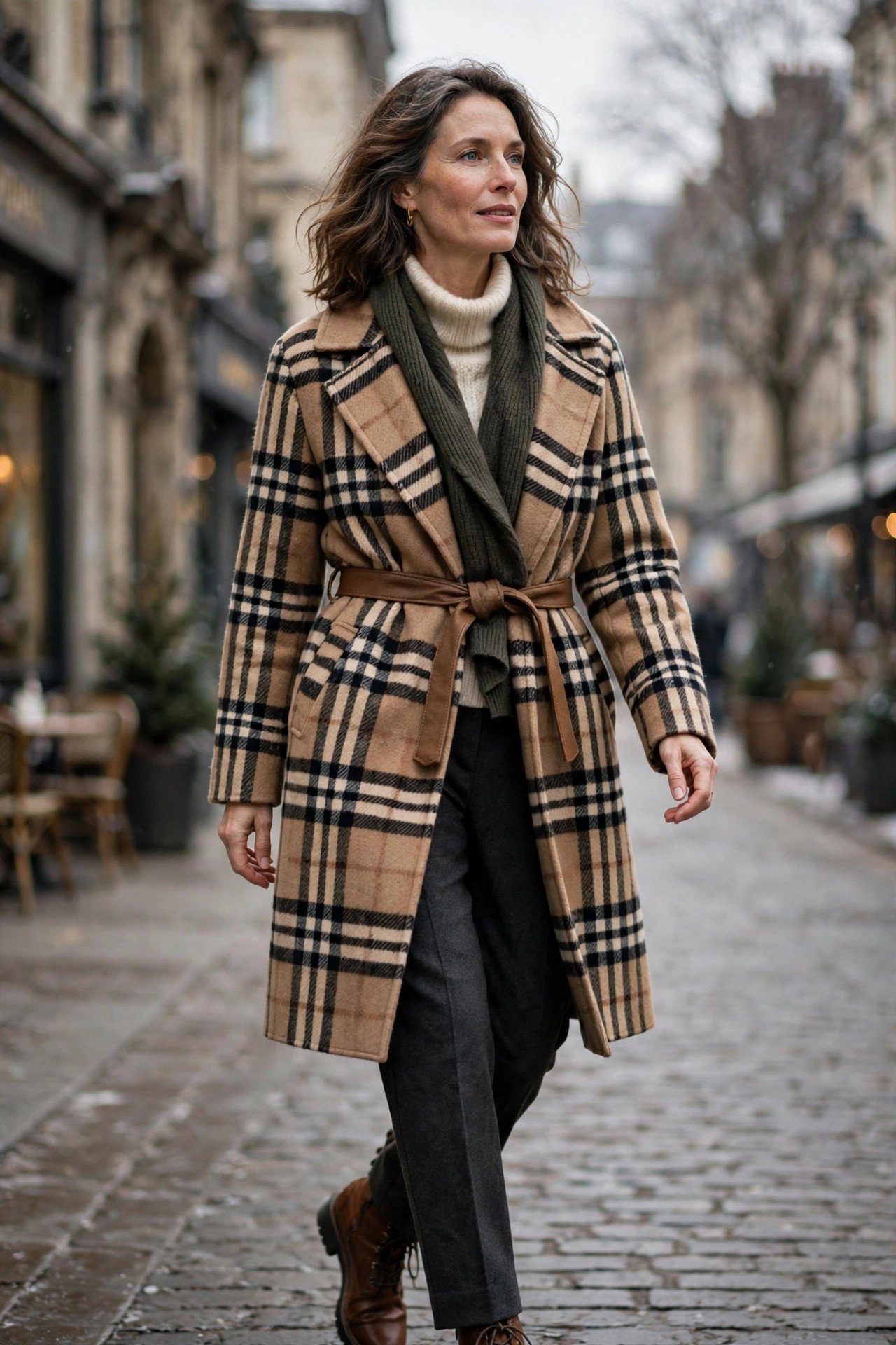 Belted Blanket Coat