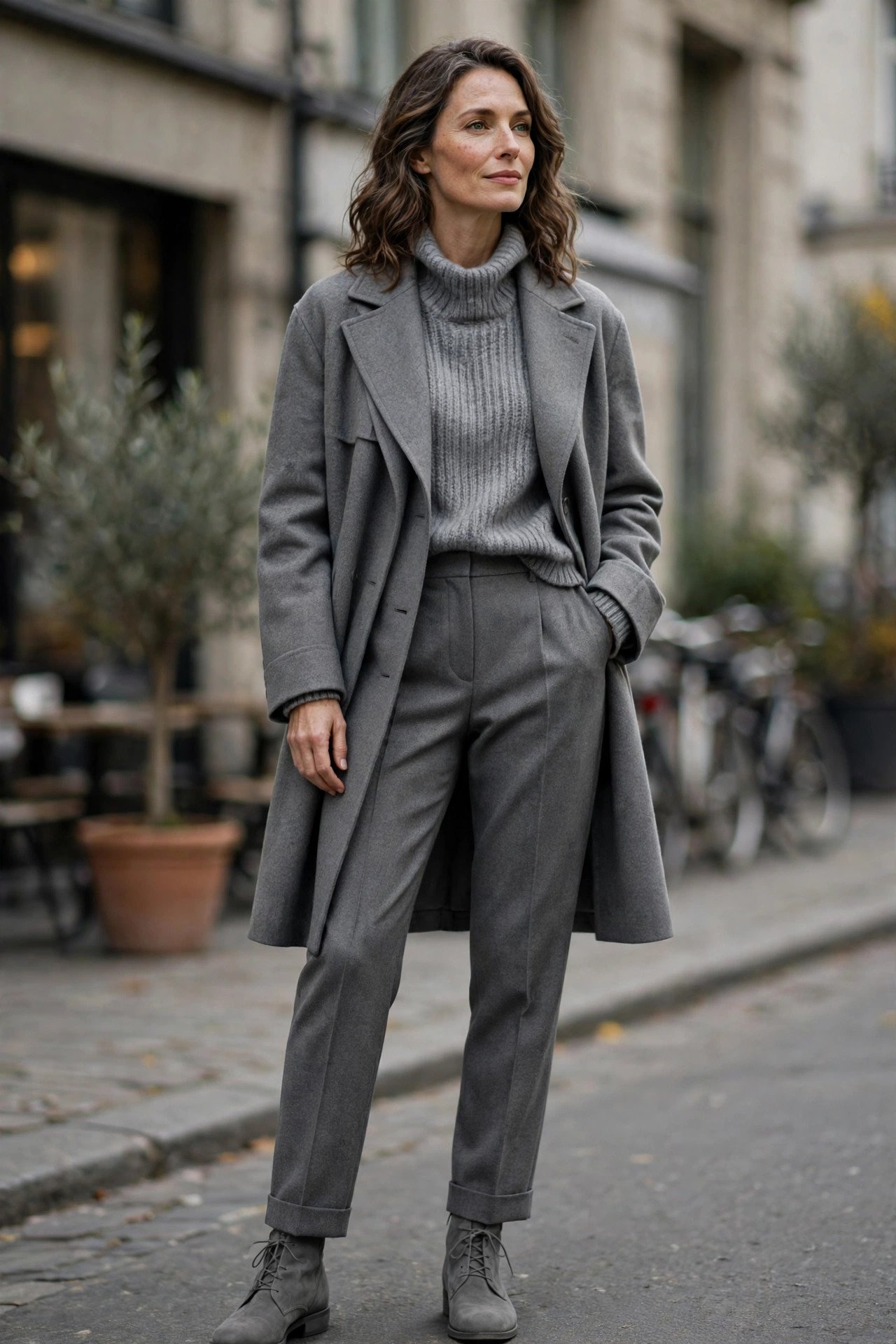 Monochrome Grey Layers