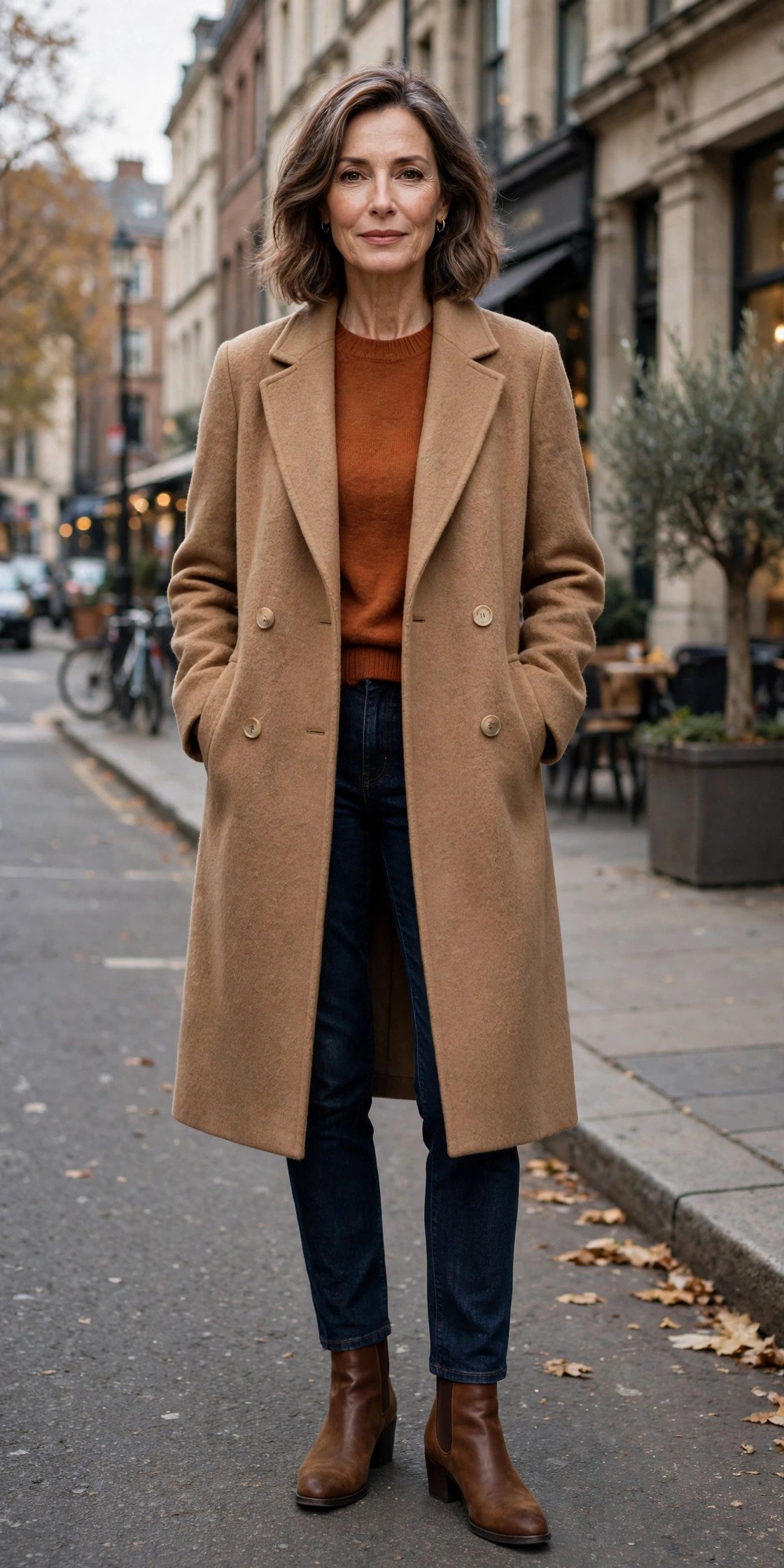 The Camel Wool Coat That Does All the Work