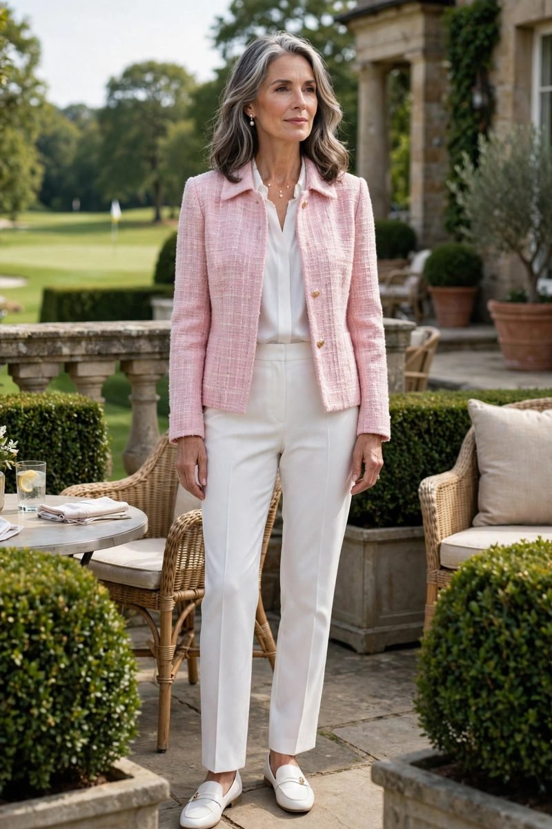 Pastel Tweed Jacket
