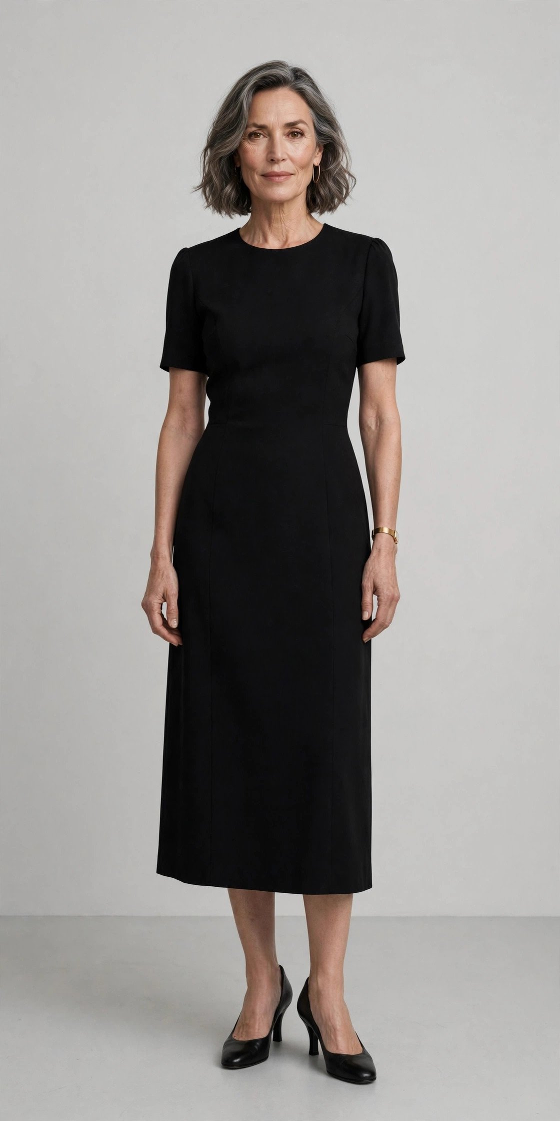 Little black midi dress timeless piece