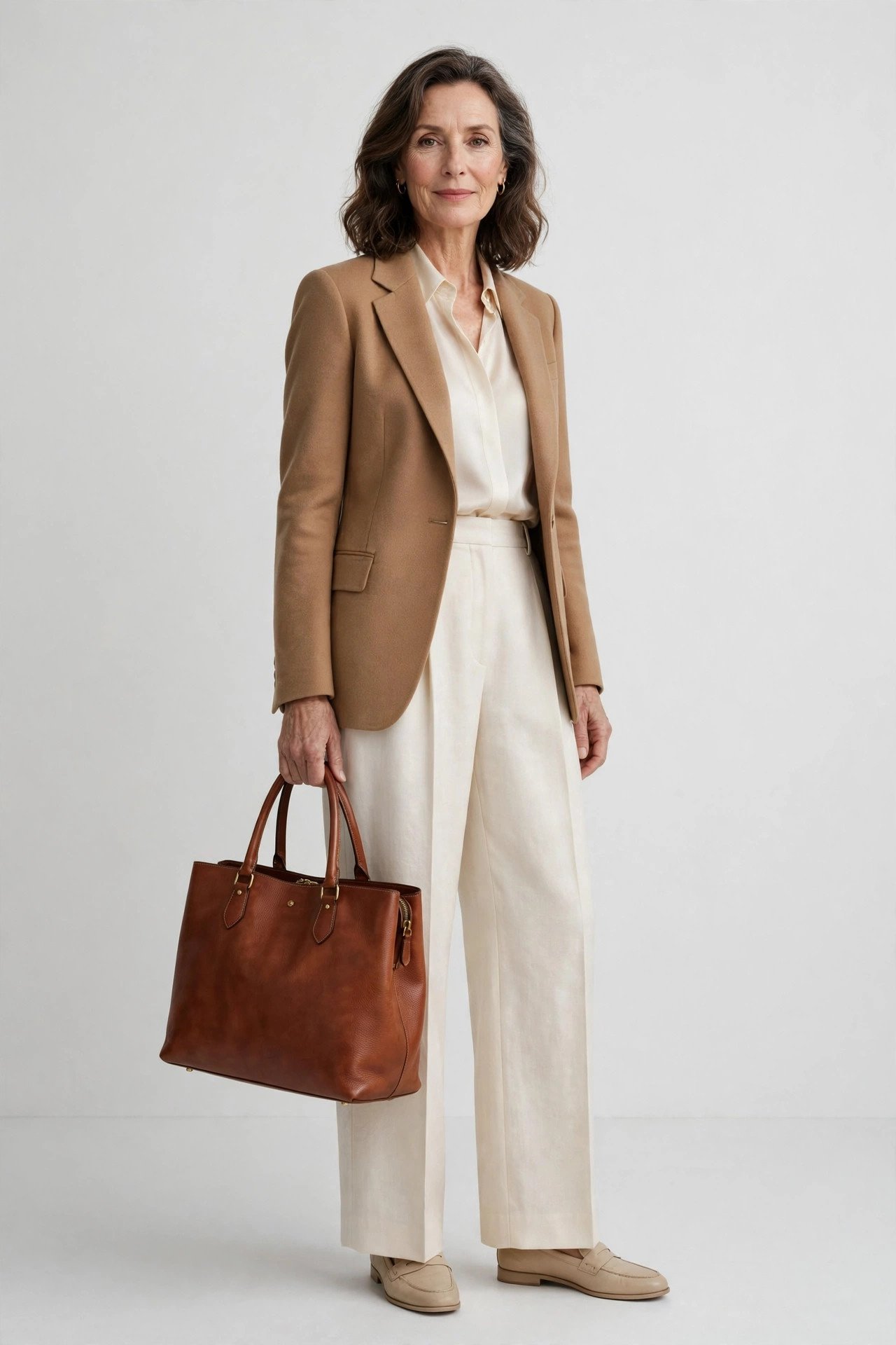 Quality leather tote bag capsule essential