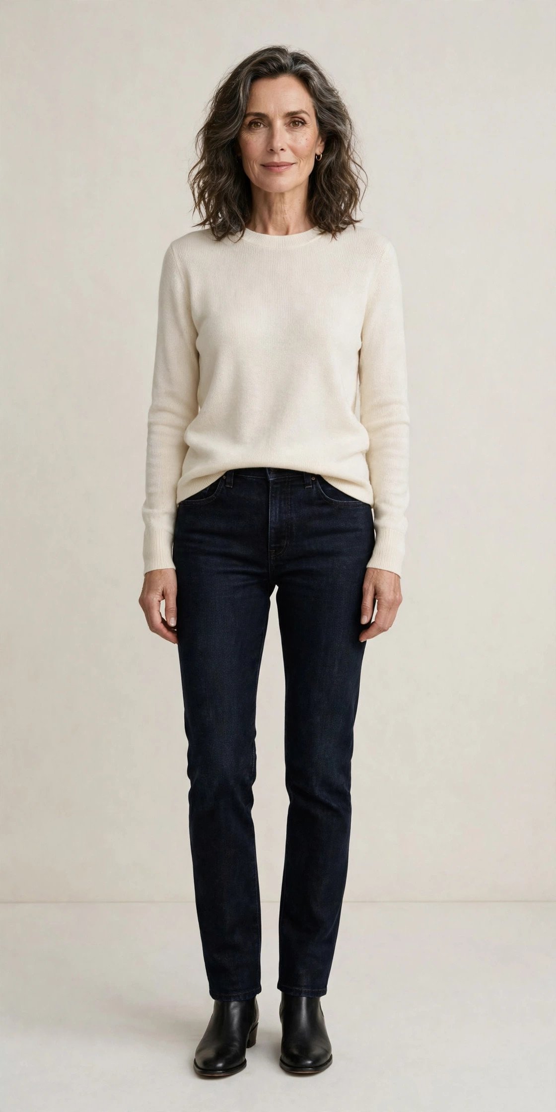 Minimal white sneakers capsule wardrobe