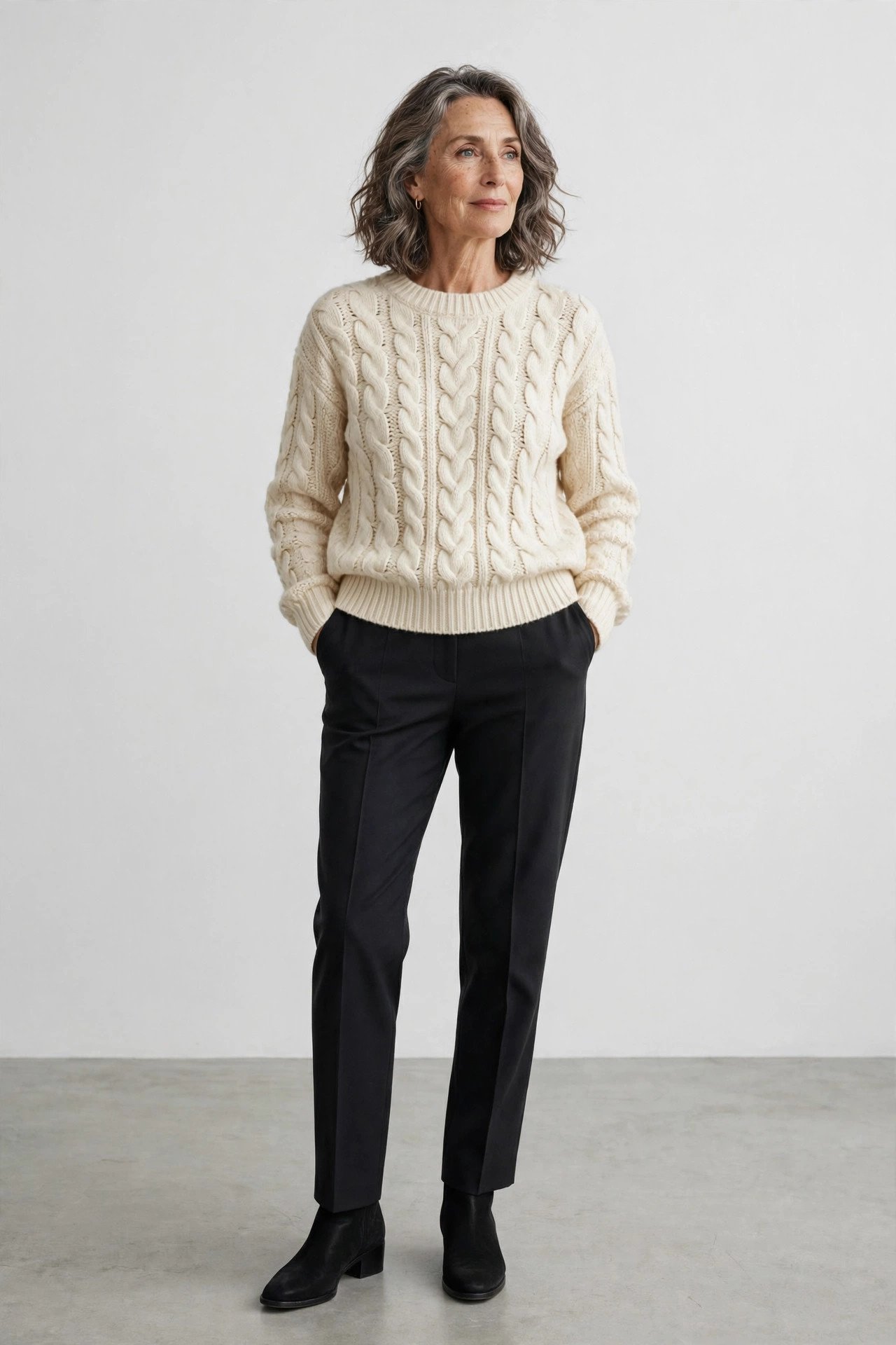 Black turtleneck timeless style