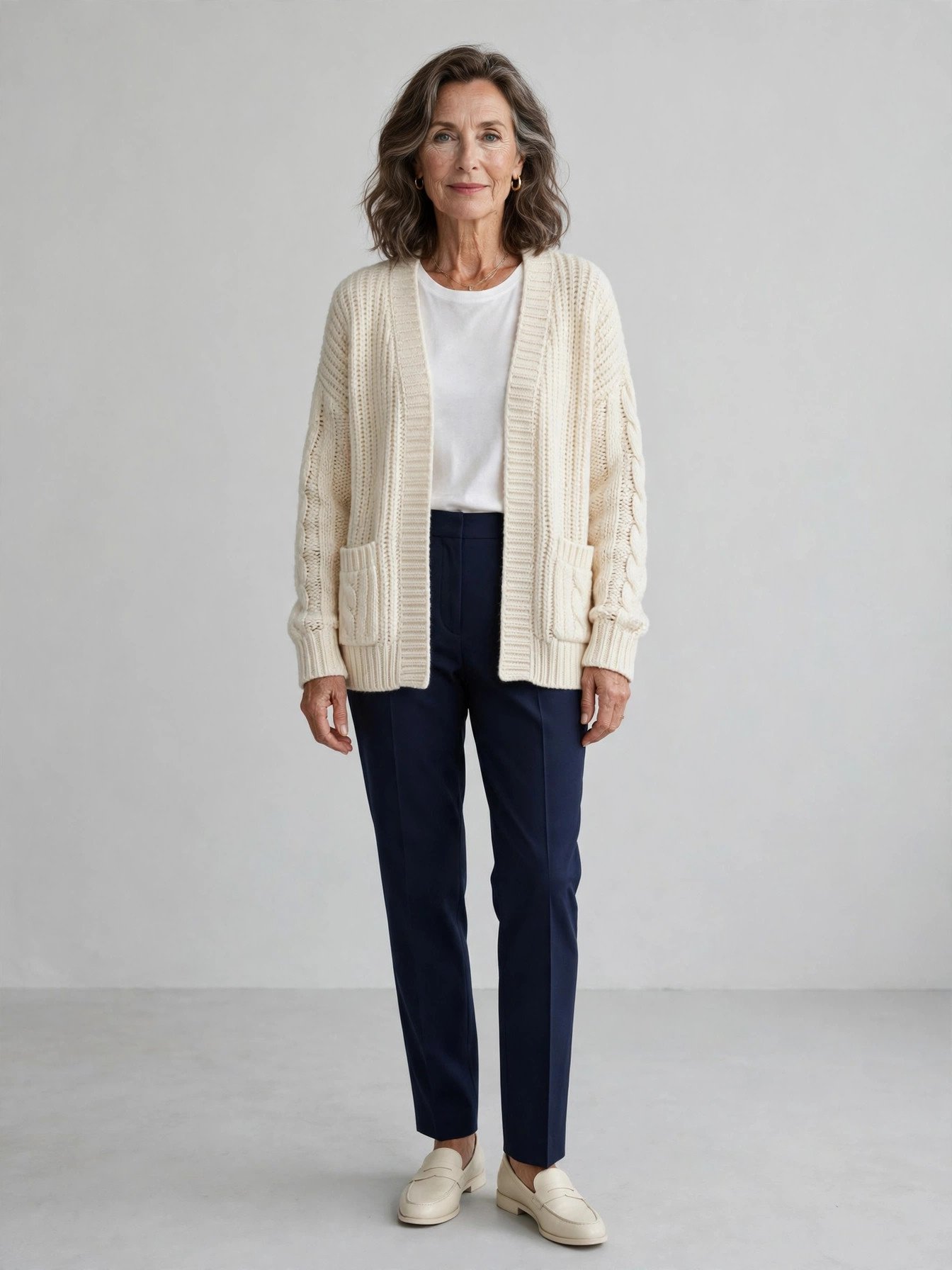 Knit co-ord set casual outfit