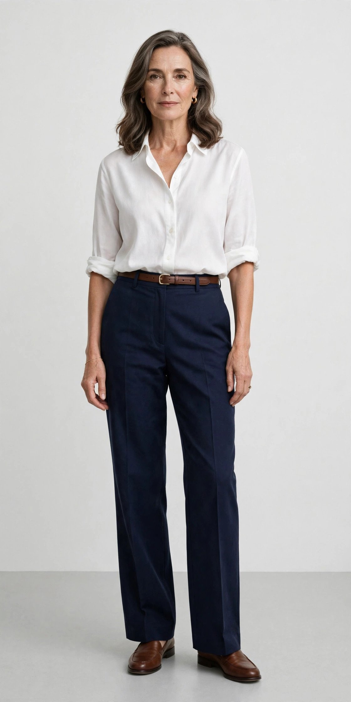 Sweater vest over tee with jeans