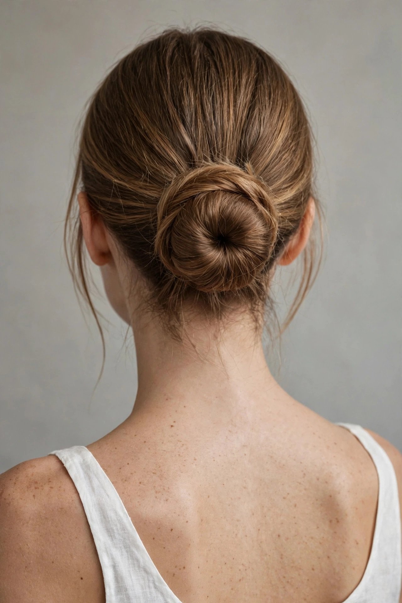 Sock bun updo tutorial