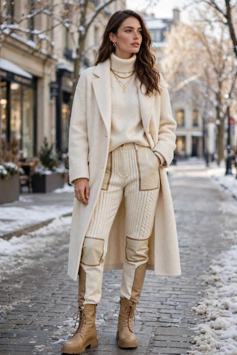 All-Cream Winter Outfit