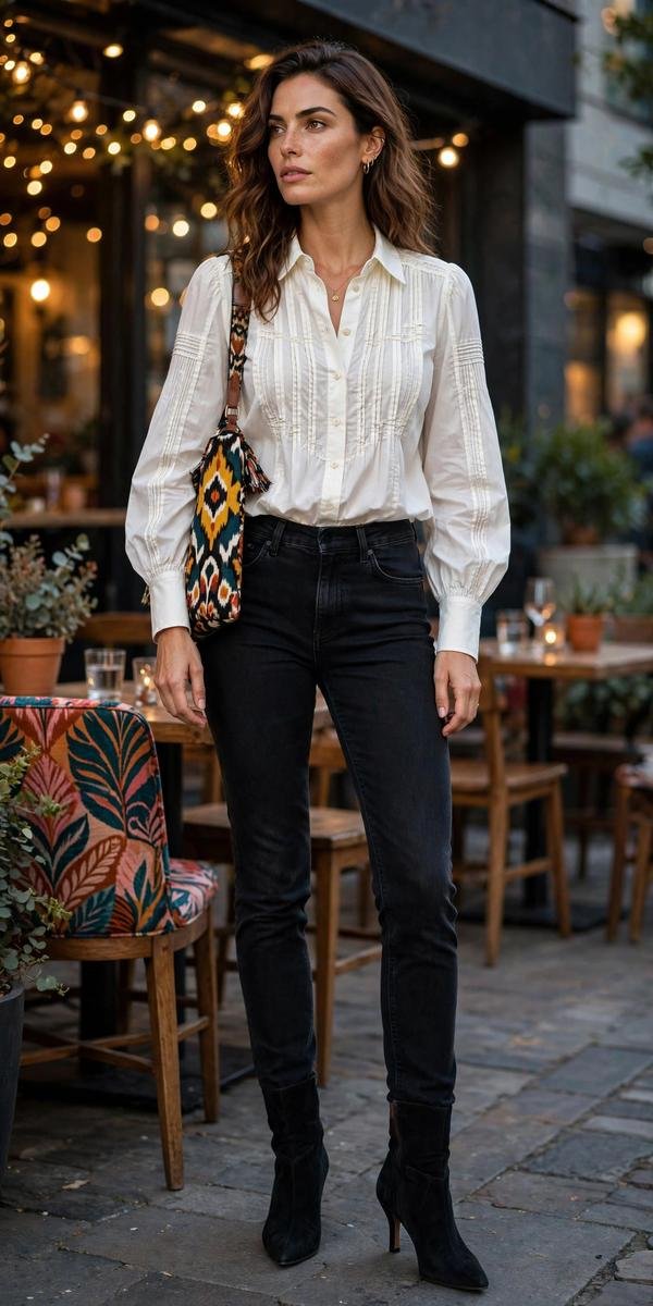 casual date night outfit 15