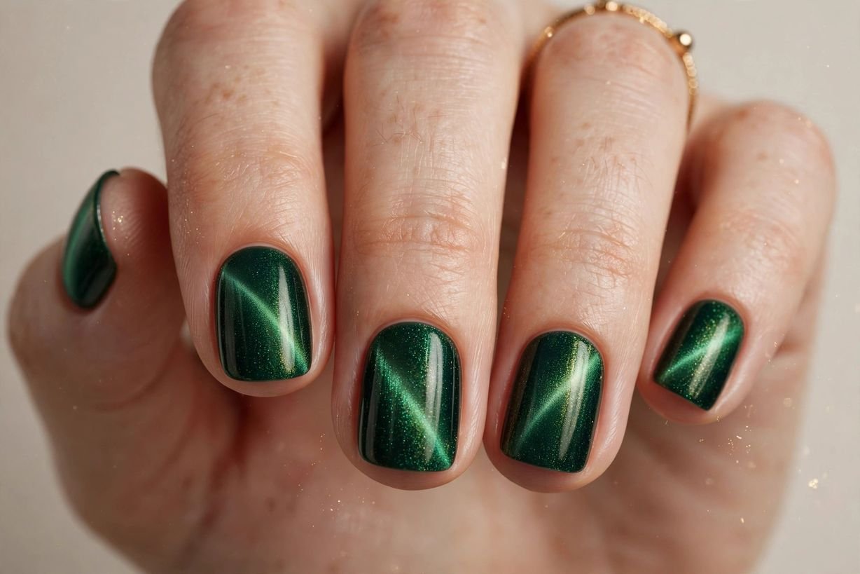 Velvet Short nail design