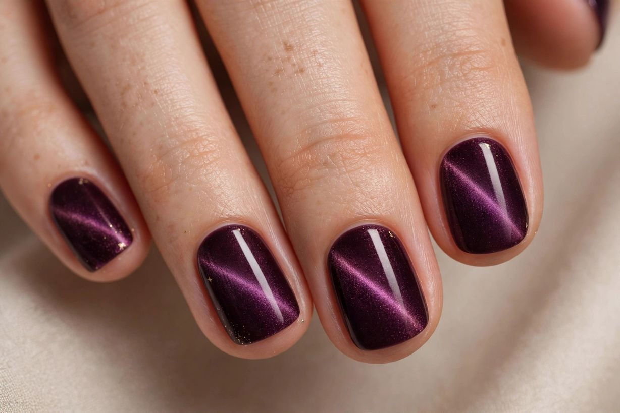 Velvet Short nail design