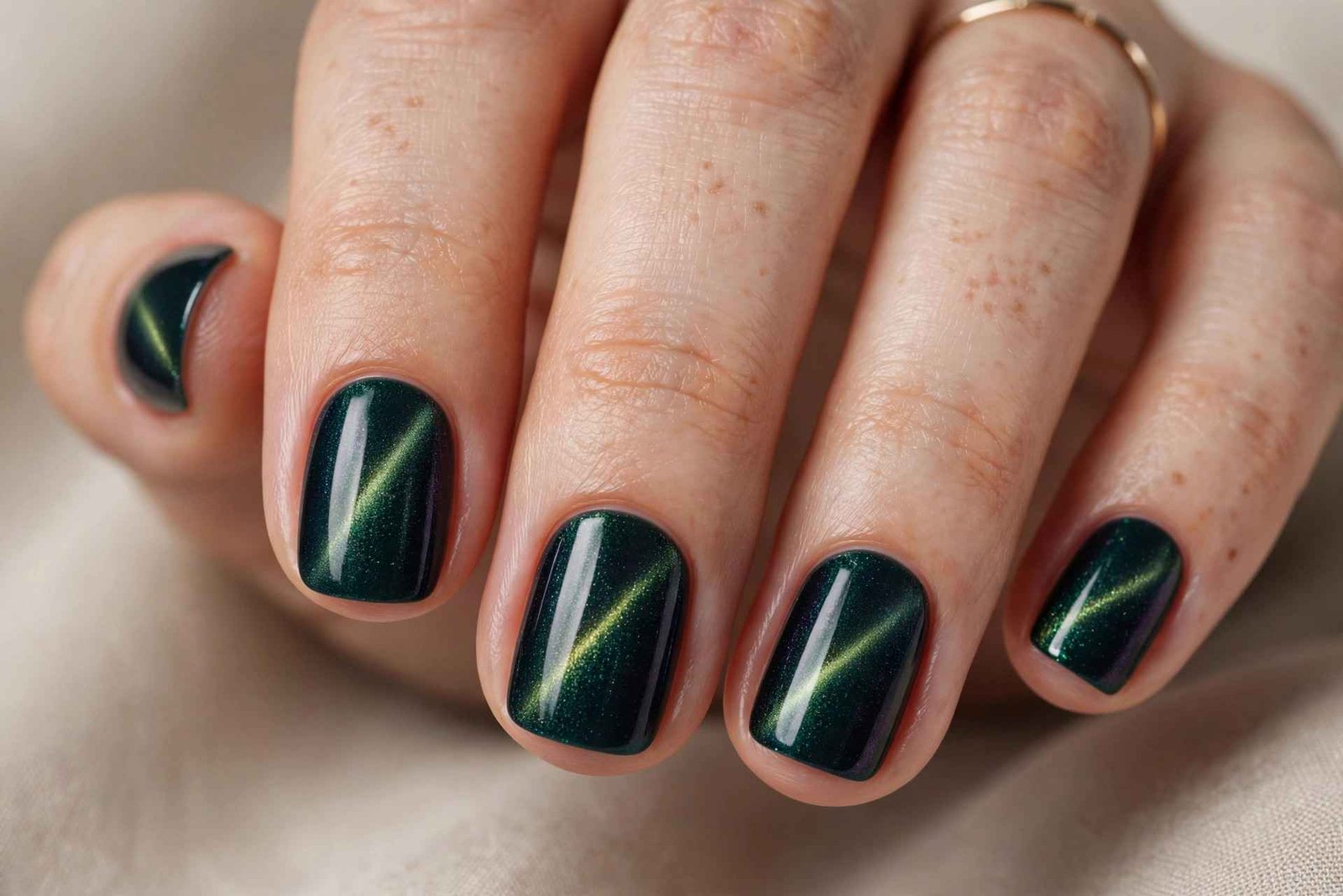 Velvet Short nail design